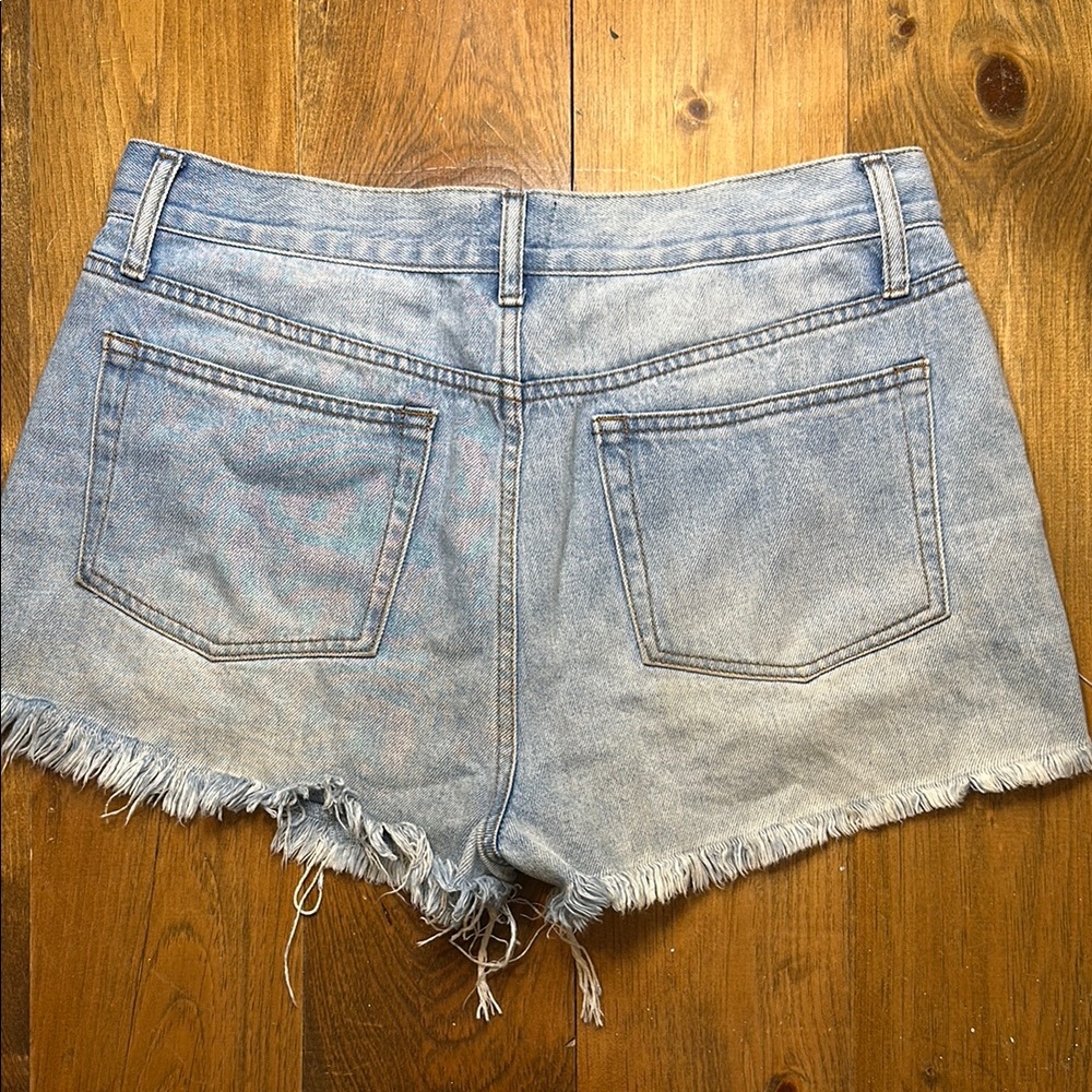 Twelve By Twelve Blue Jean Shorts - Picture 6 of 6